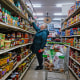 A shopper at a grocery store in Brooklyn, N.Y., on Dec. 12, 2025.