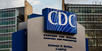 The Centers for Disease Control and Prevention (CDC) headquarters stands in Atlanta on March 14, 2020.