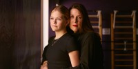 Anne Marie Hukriede and her daughter Vivian at a dance studio in Centennial, Colo.