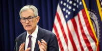 Image: Fed Chair Jerome Powell Holds News Conference On Interest Rate Decision