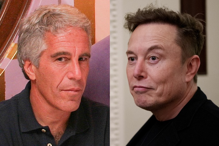 Jeffrey Epstein and Elon Musk.